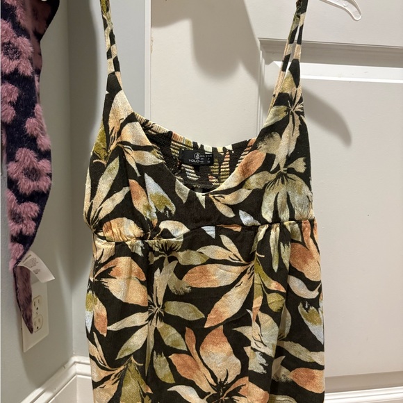 Volcom Y2K Multicolor Floral Pattern Top - Picture 1 of 4